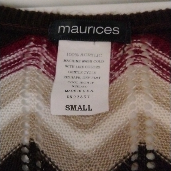 Vintage Maurice Knit Sweater Dress Sz. S - Picture 7 of 12